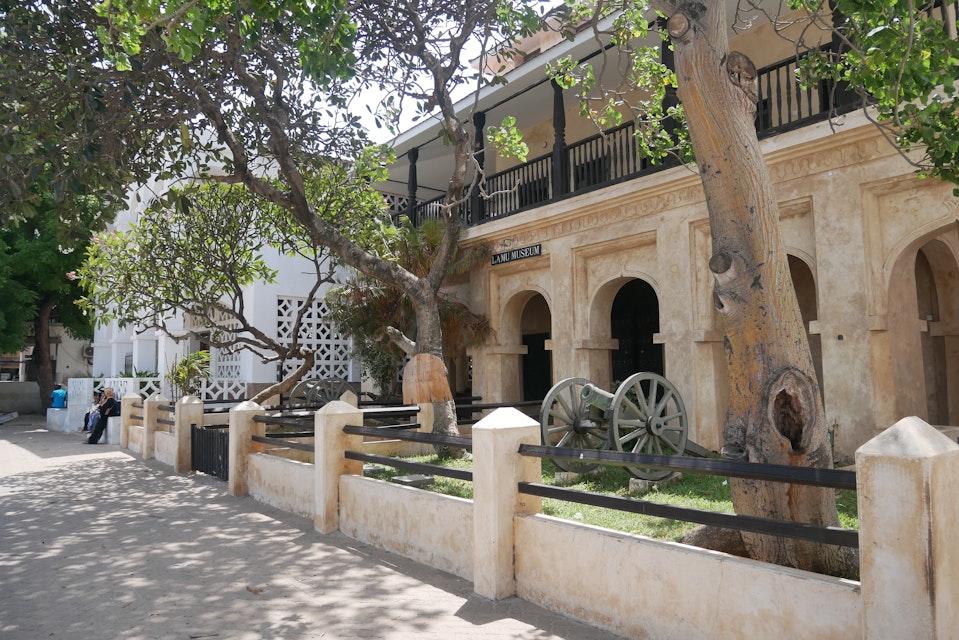The Lamu Museum in Lamu, Kenya.