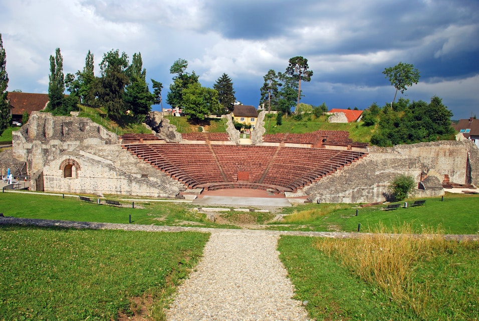 Augusta Raurica, a Roman archaeological site and an open-air museum in Switzerland.