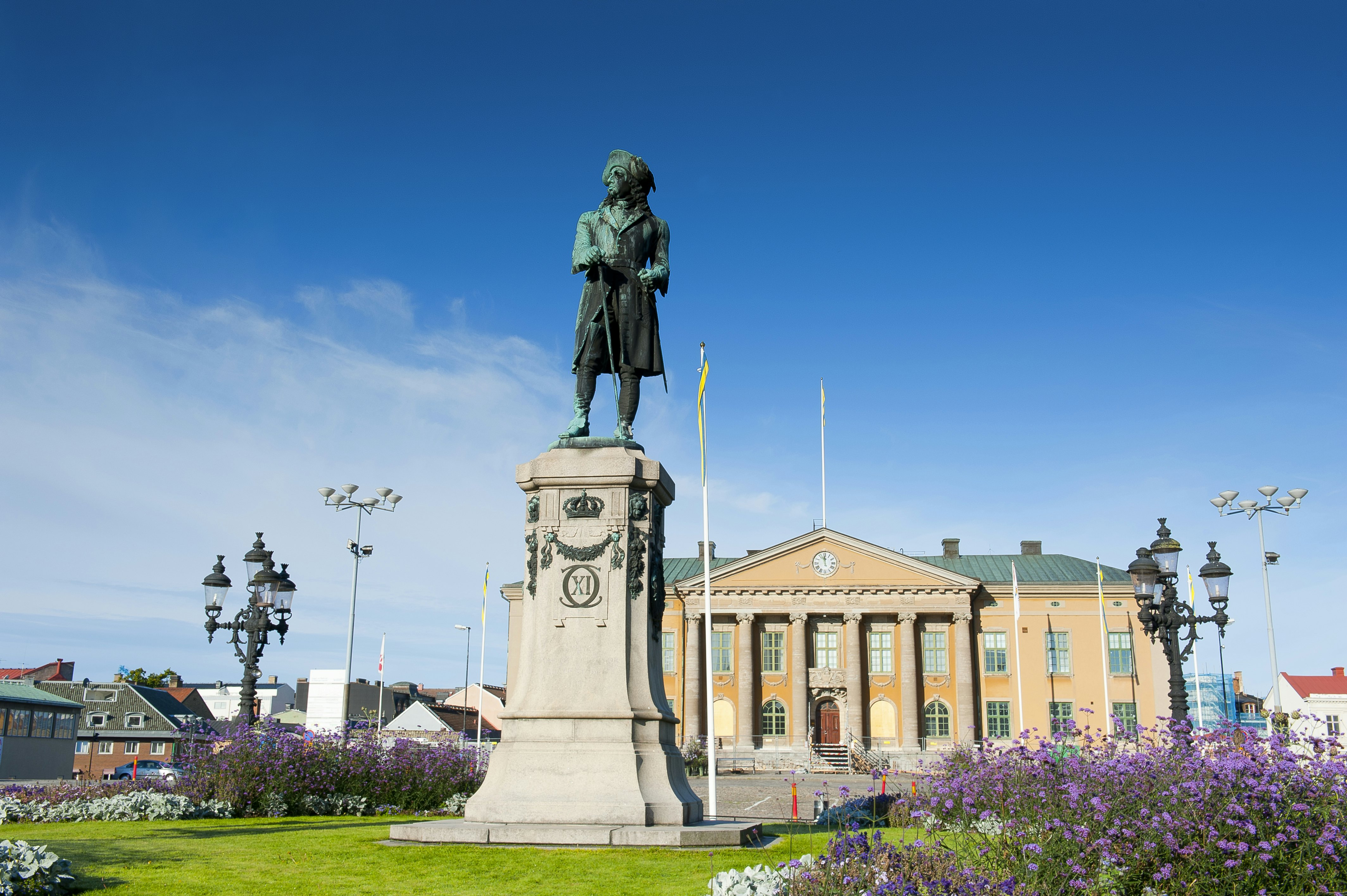 Market square in Karlskrona.