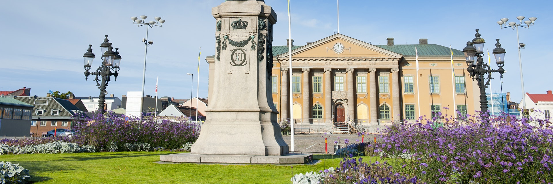 Market square in Karlskrona.