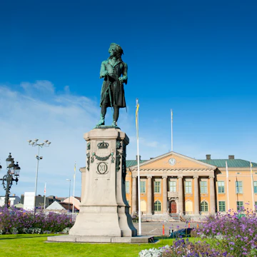 Market square in Karlskrona.