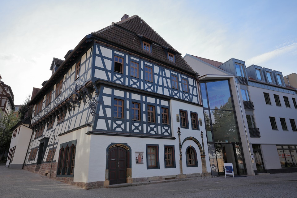 The historic Martin Luther House in Eisenach.