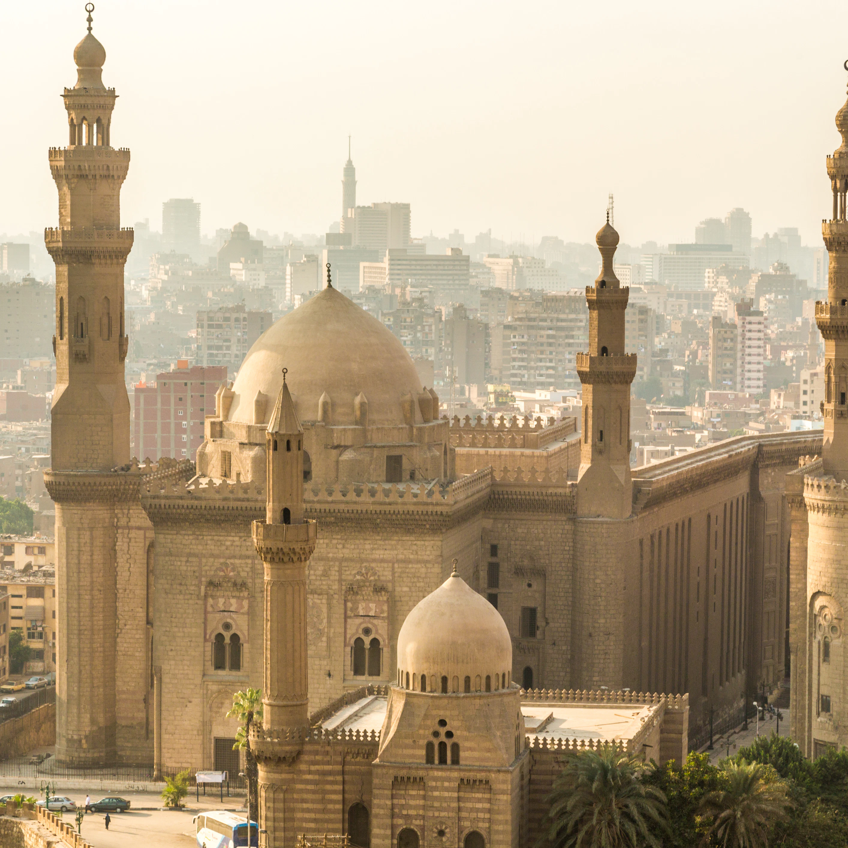 Mosque-Madrassa of Sultan Hassan.