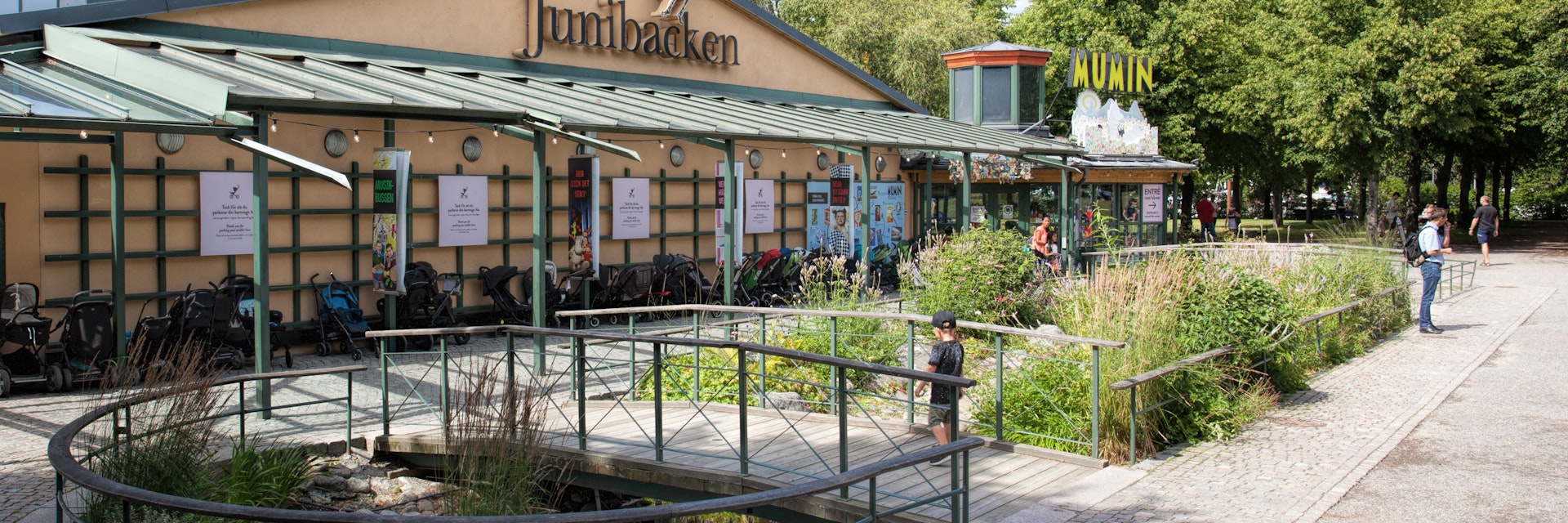 Entrance to Junibacken in Stockholm.