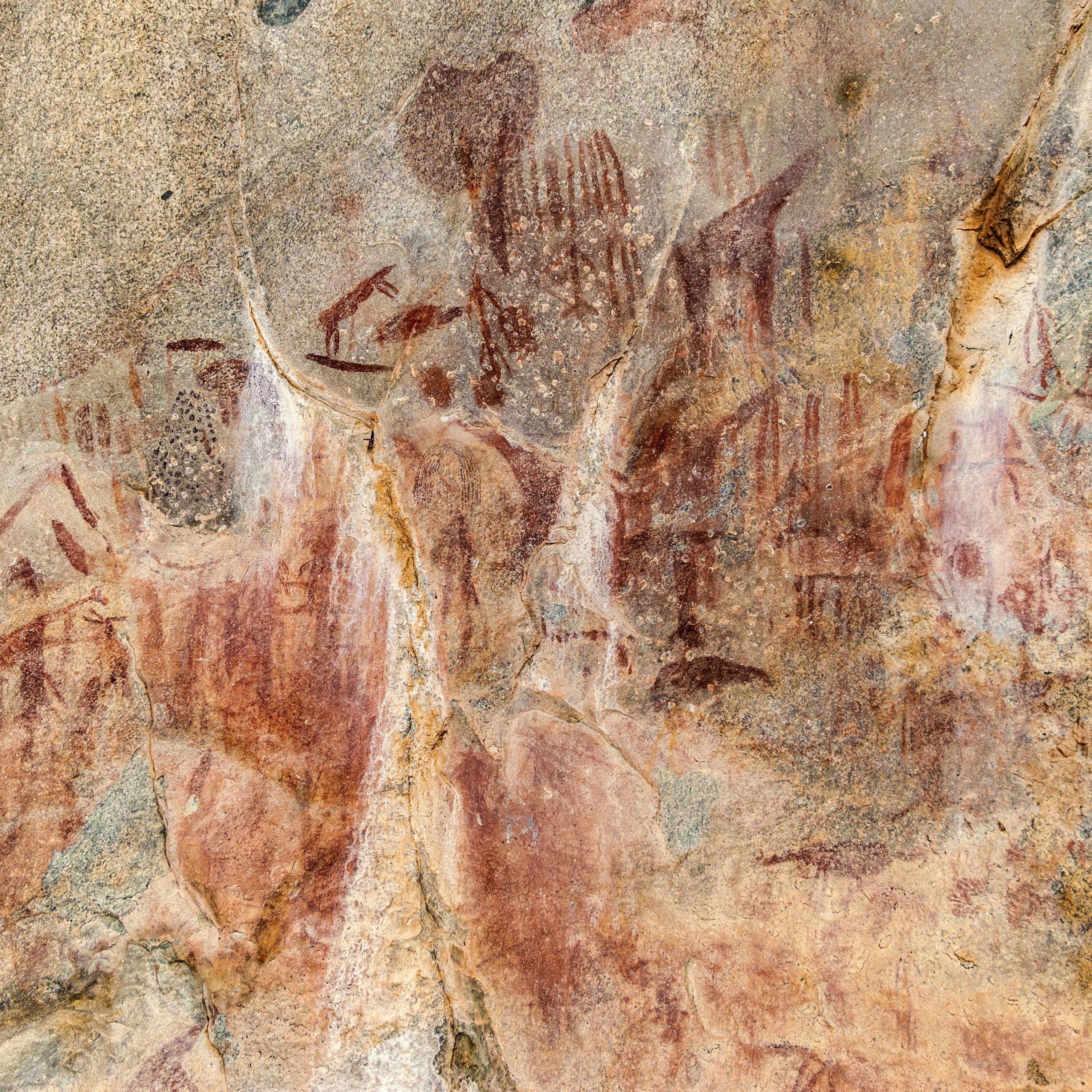 Famous rock paintings in Iringa from the native people.