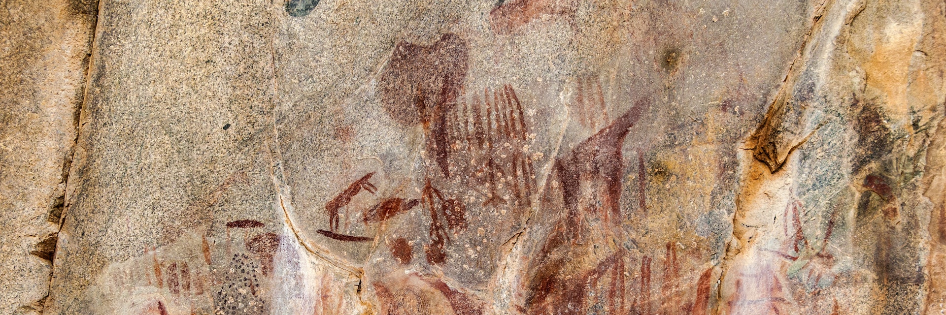 Famous rock paintings in Iringa from the native people.