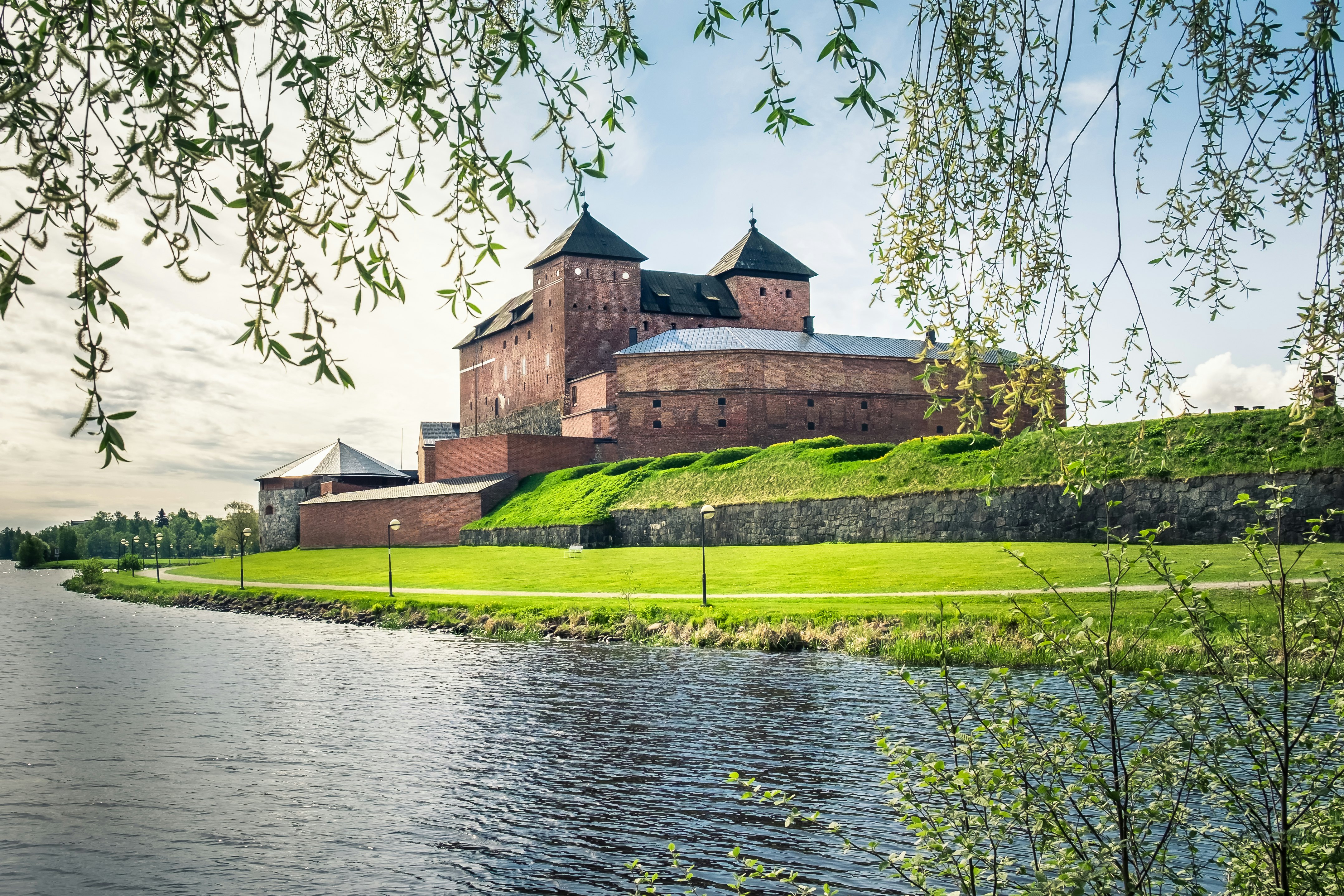 Hame castle in the city of Hameenlinna, Finland.
