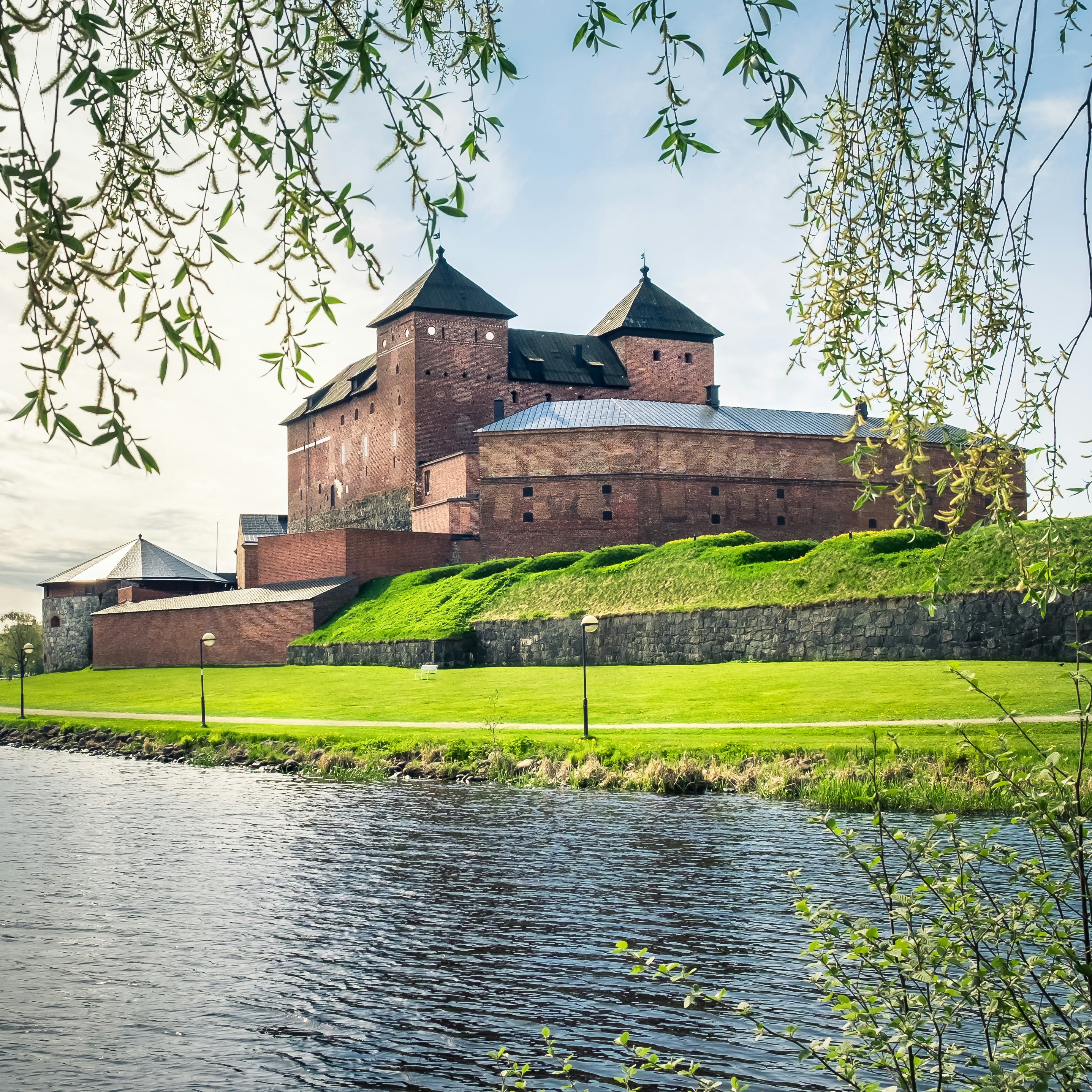 Hame castle in the city of Hameenlinna, Finland.