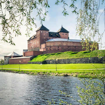 Hame castle in the city of Hameenlinna, Finland.