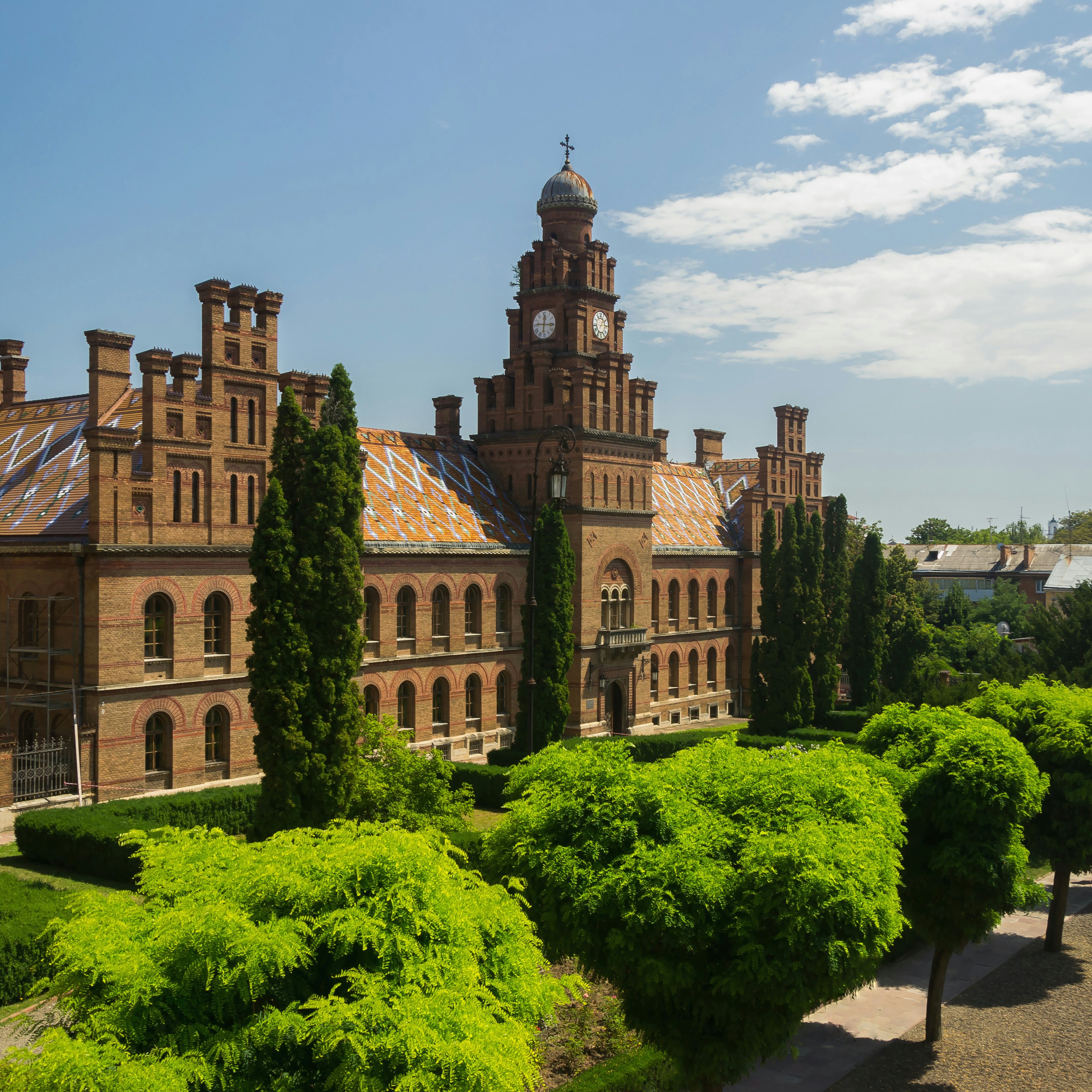 Chernivtsi National University facade.