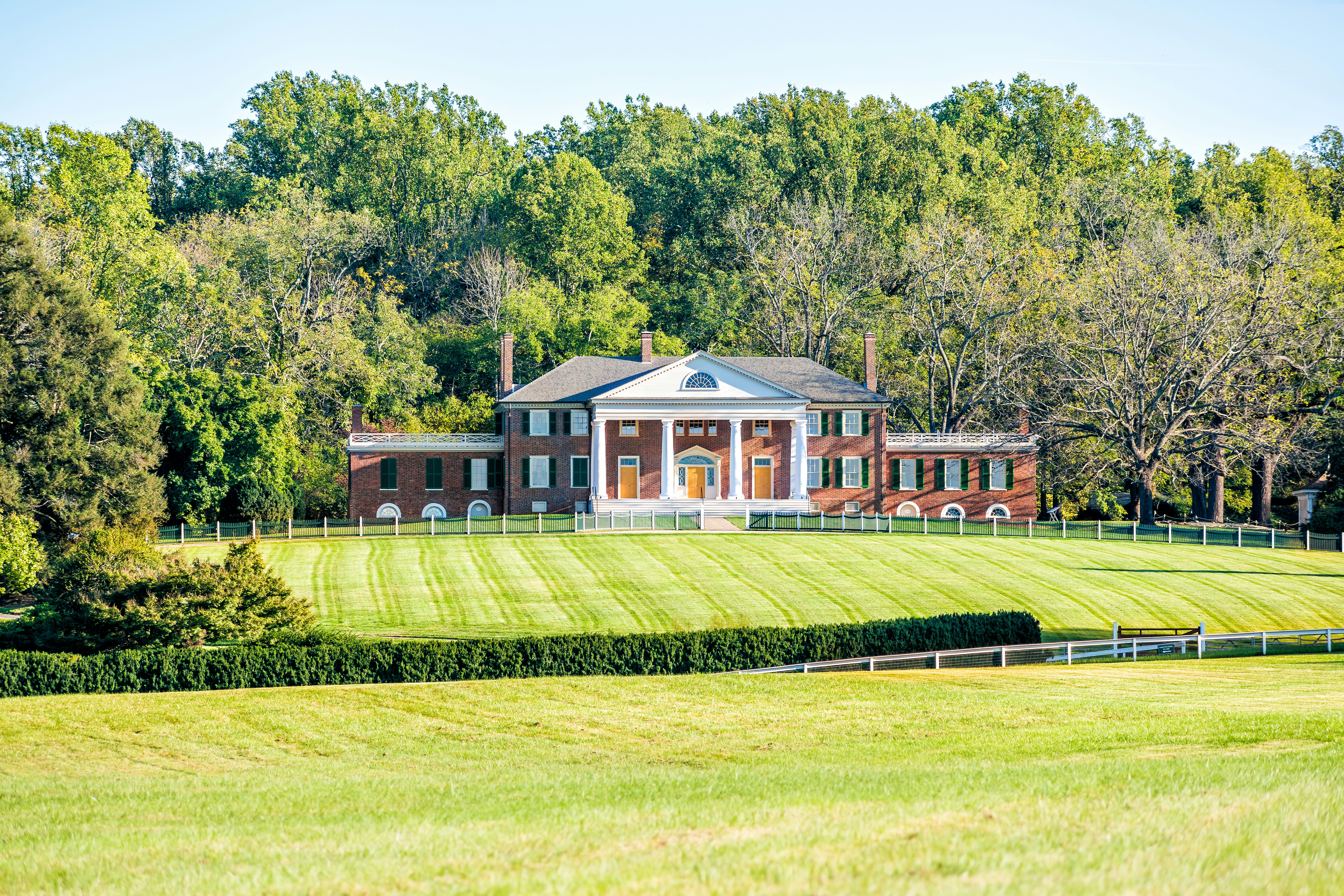 Montpelier, the historic home of James Madison in Virginia.