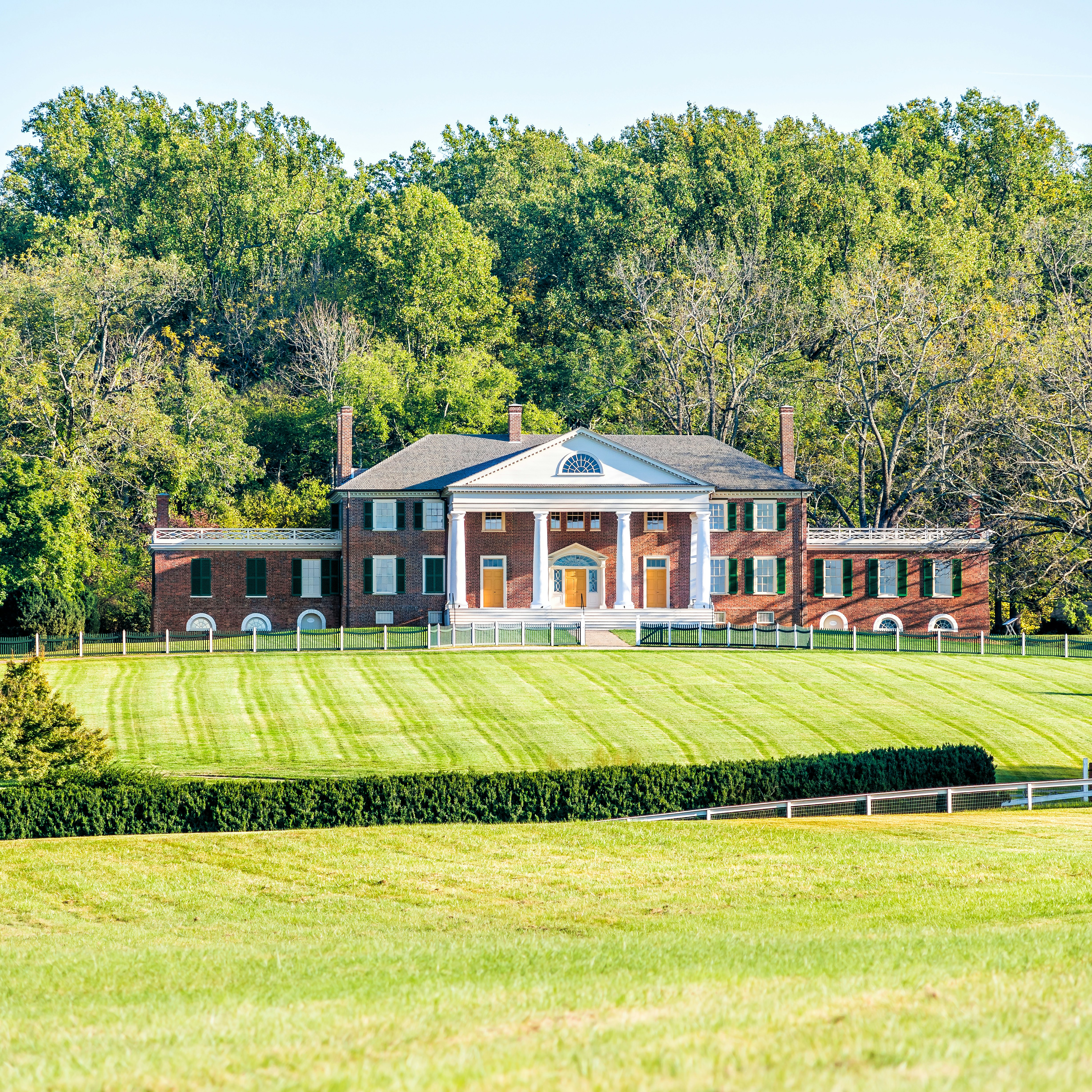 Montpelier, the historic home of James Madison in Virginia.