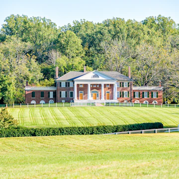 Montpelier, the historic home of James Madison in Virginia.