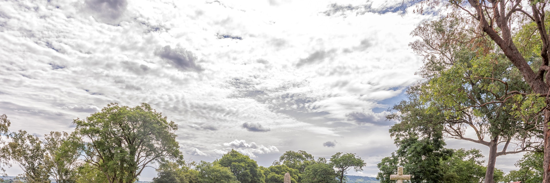 Graves at the Talana museum in Dundee, the site of the first battle of the Anglo Boer War on 20 October 1899.