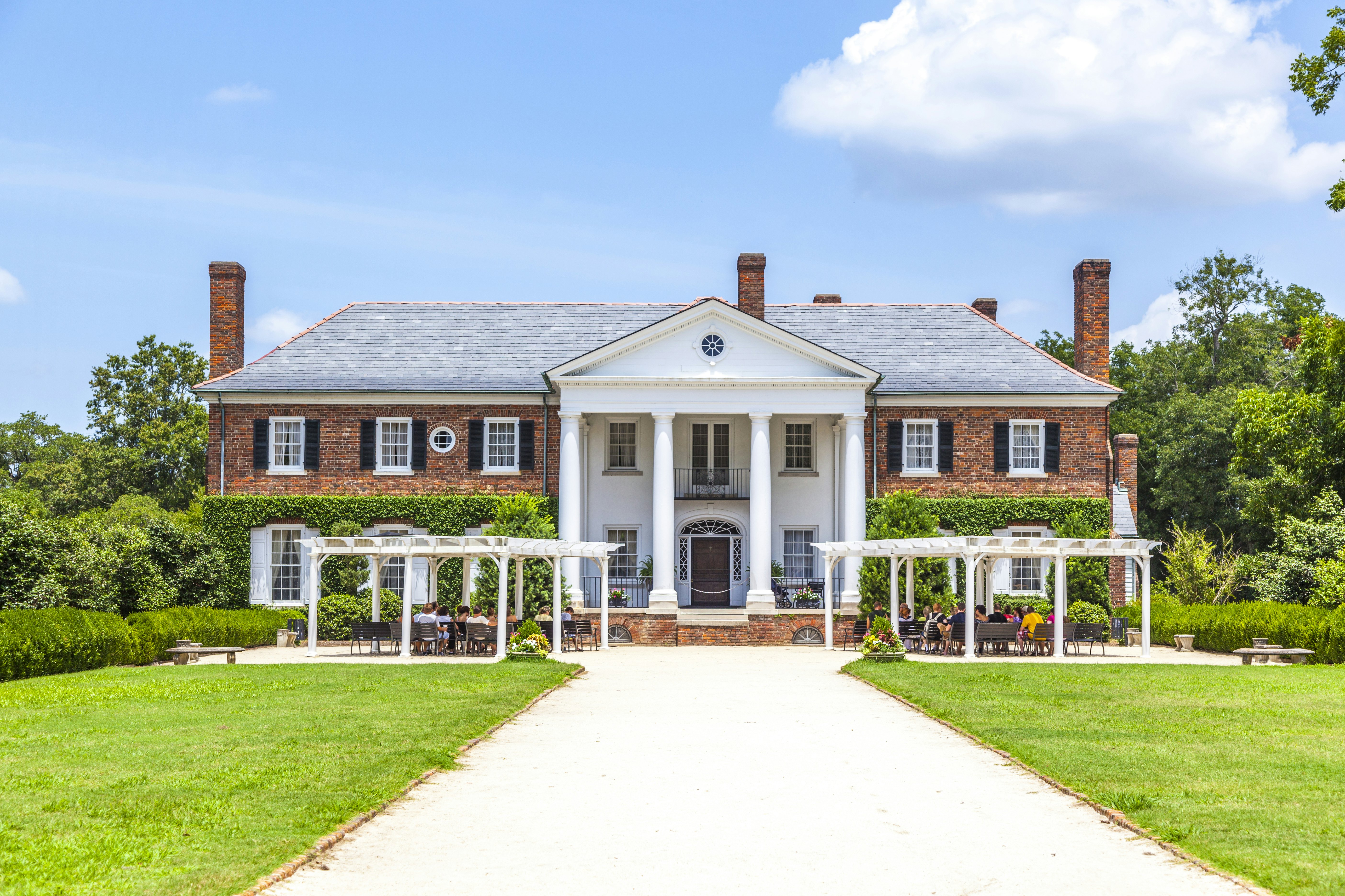 Boone Hall Plantation and gardens.
