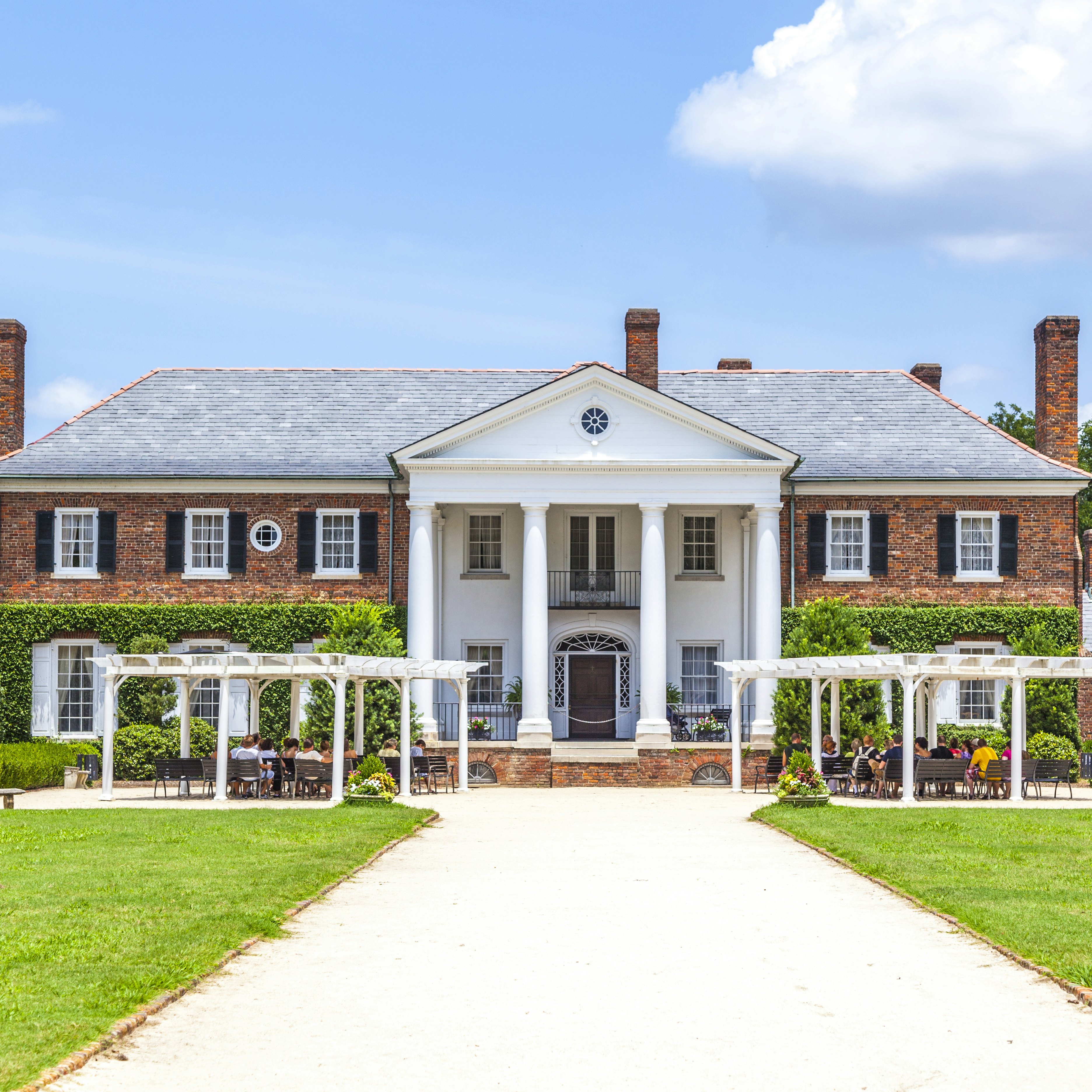 Boone Hall Plantation and gardens.