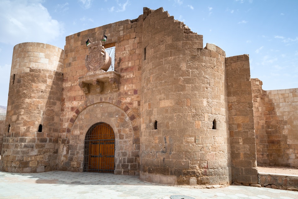 Main entrance gate of Aqaba Fortress.