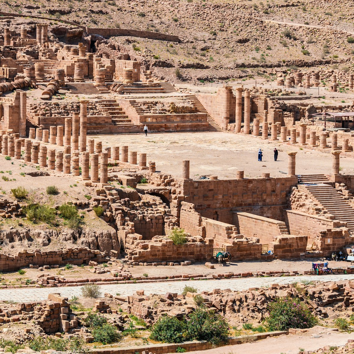 The Great Temple in Petra, Jordan.