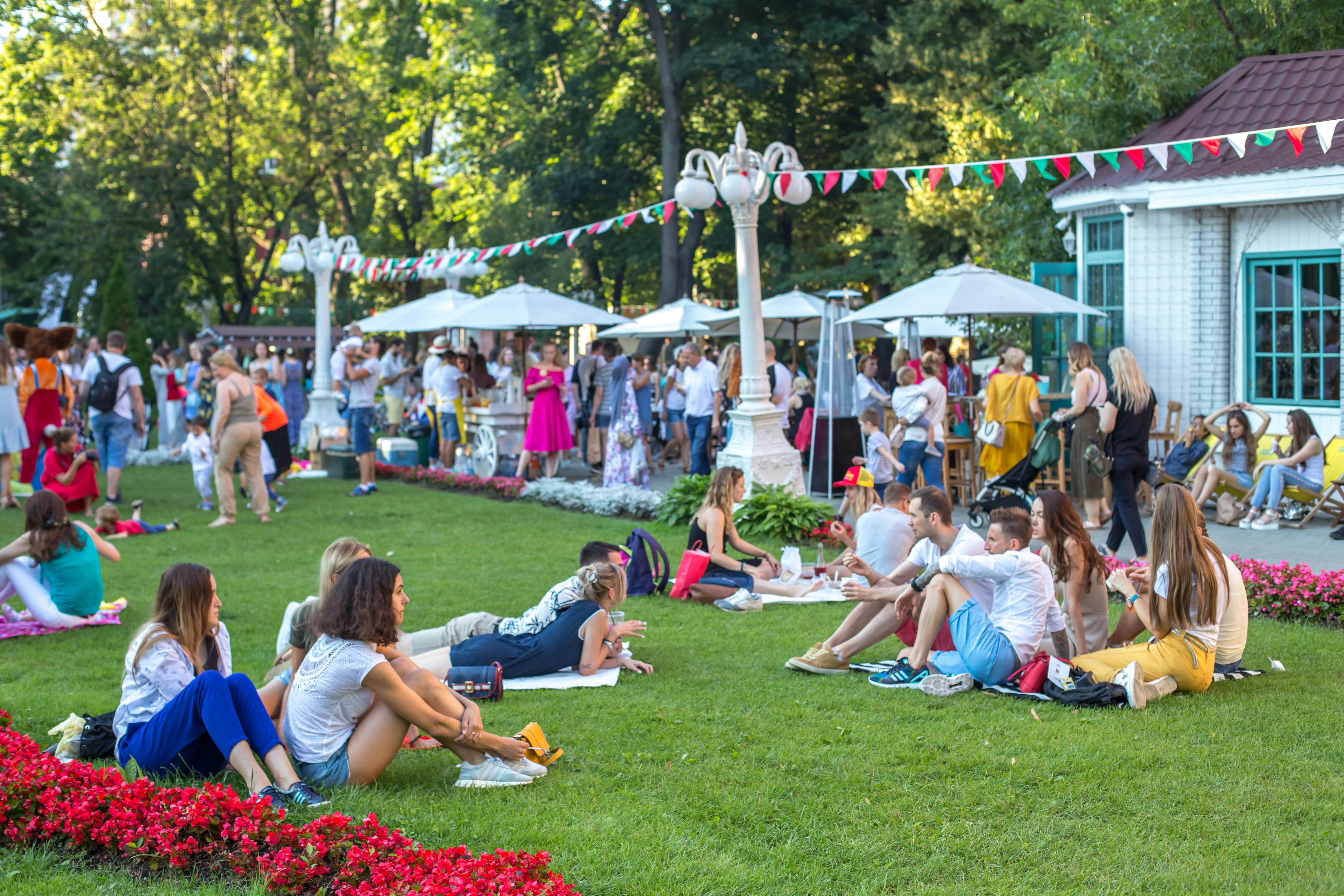 Moscow, Russia - July 29, 2018: People at the Moscow Festival of Italy Grand Italia Fest in the Hermitage Garden; Shutterstock ID 1145341304; your: Sloane Tucker; gl: 65050; netsuite: Online Editorial; full: POI
1145341304