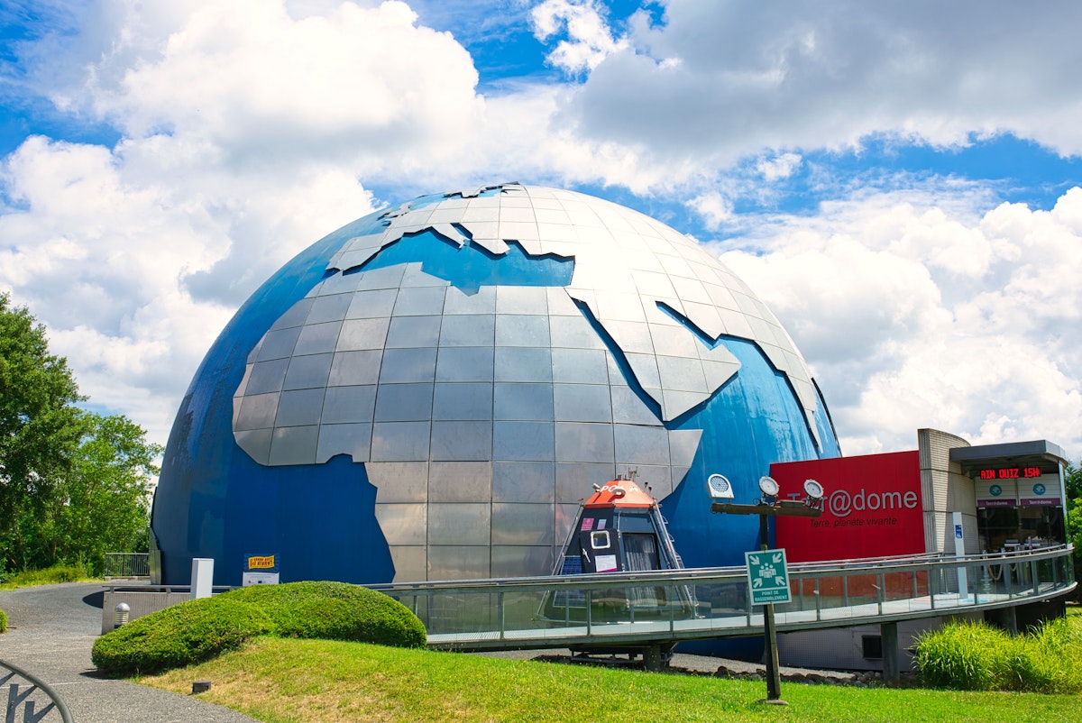 TOULOUSE, FRANCE - JULY, 2018: The planetarium  in the City of Space 'Cite de l'espace', decorated as planet Earth; Shutterstock ID 1154206081; your: Sloane Tucker; gl: 65050; netsuite: Online Editorial; full: POI
1154206081