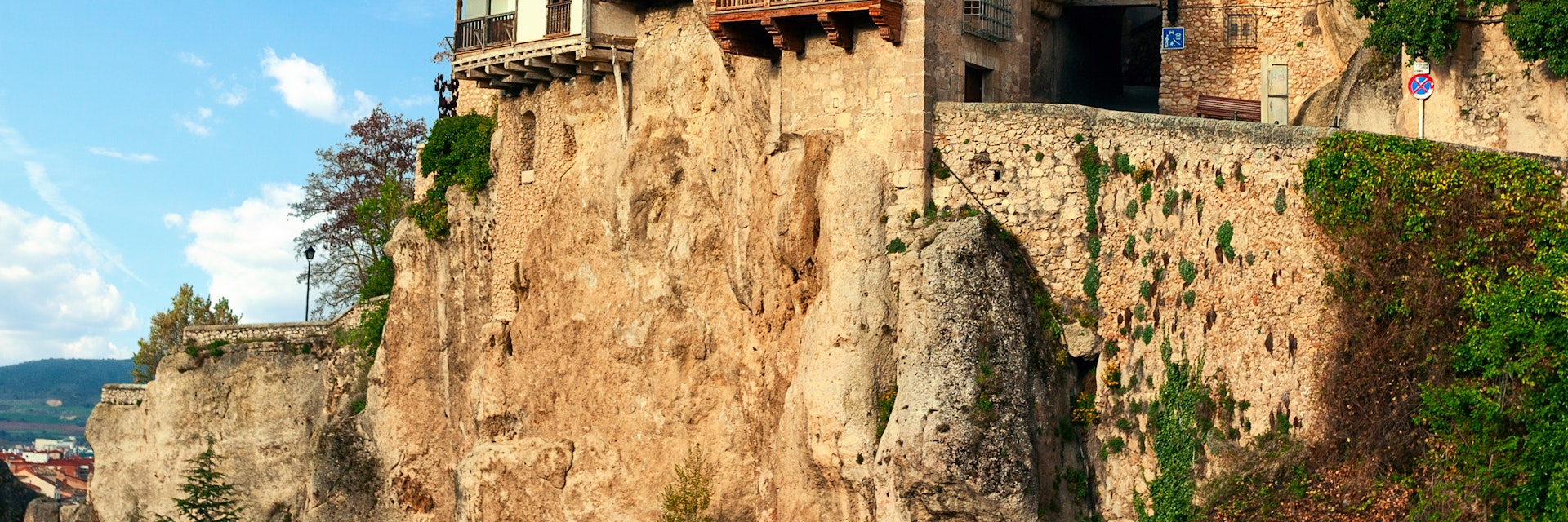 The Casas Colgadas, Hanging Houses in the medieval town of Cuenca, Castilla La Mancha, Spain.