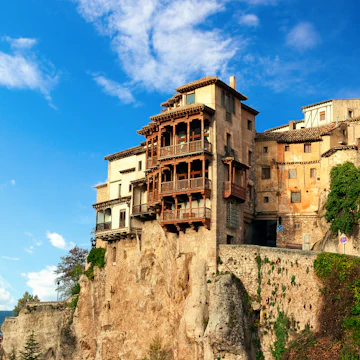 The Casas Colgadas, Hanging Houses in the medieval town of Cuenca, Castilla La Mancha, Spain.