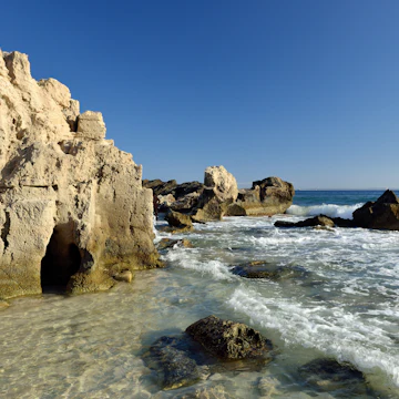 Stone beach Salines on Ibiza. Balearic Islands. Spain; Shutterstock ID 1387168433; your: Sloane Tucker; gl: 65050; netsuite: Online Editorial; full: POI
1387168433