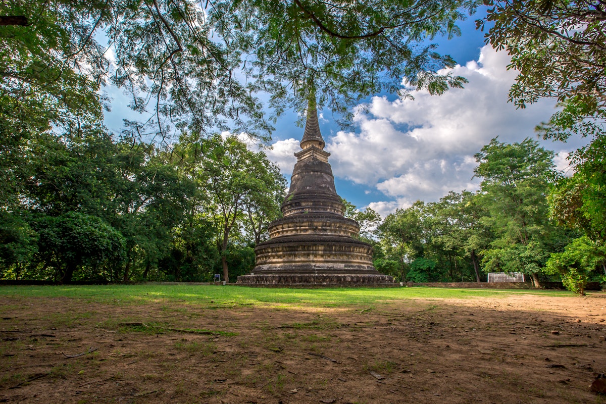 Wat Umong Suan Phutthatham in Chiang Mai.
