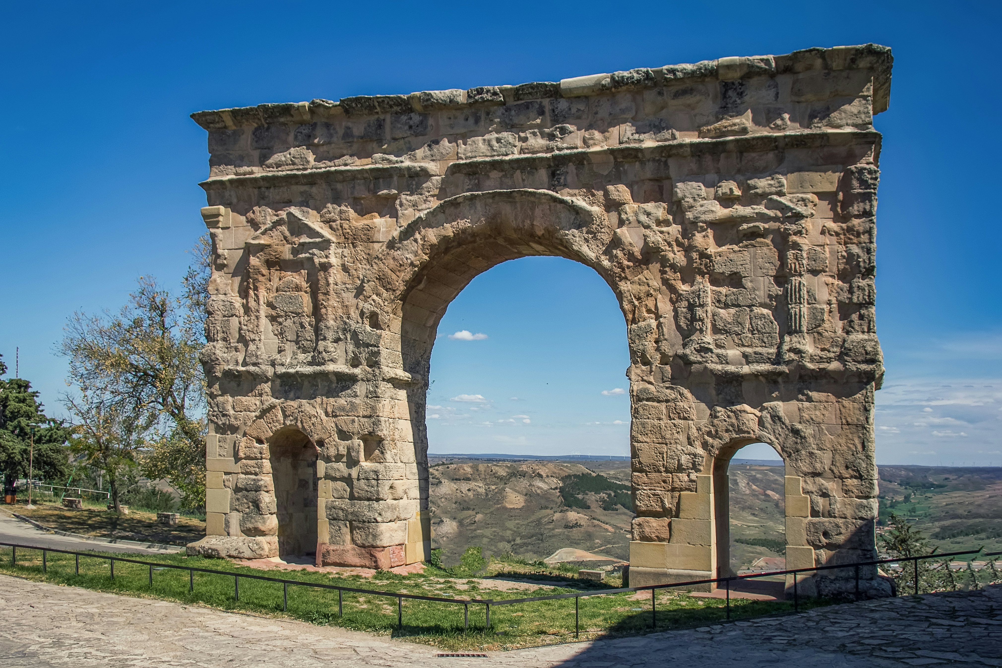 The Roman arch of Medinaceli.