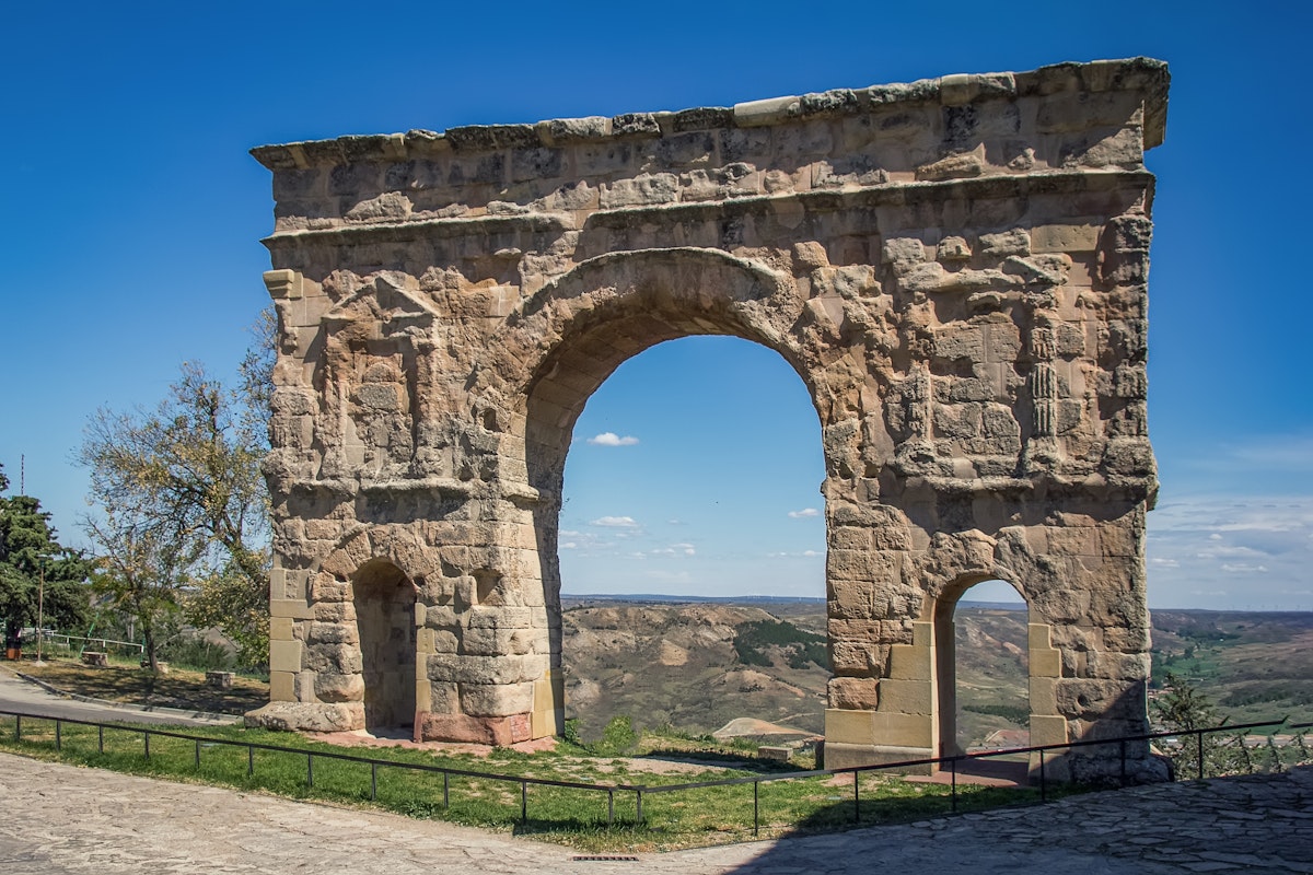The Roman arch of Medinaceli.