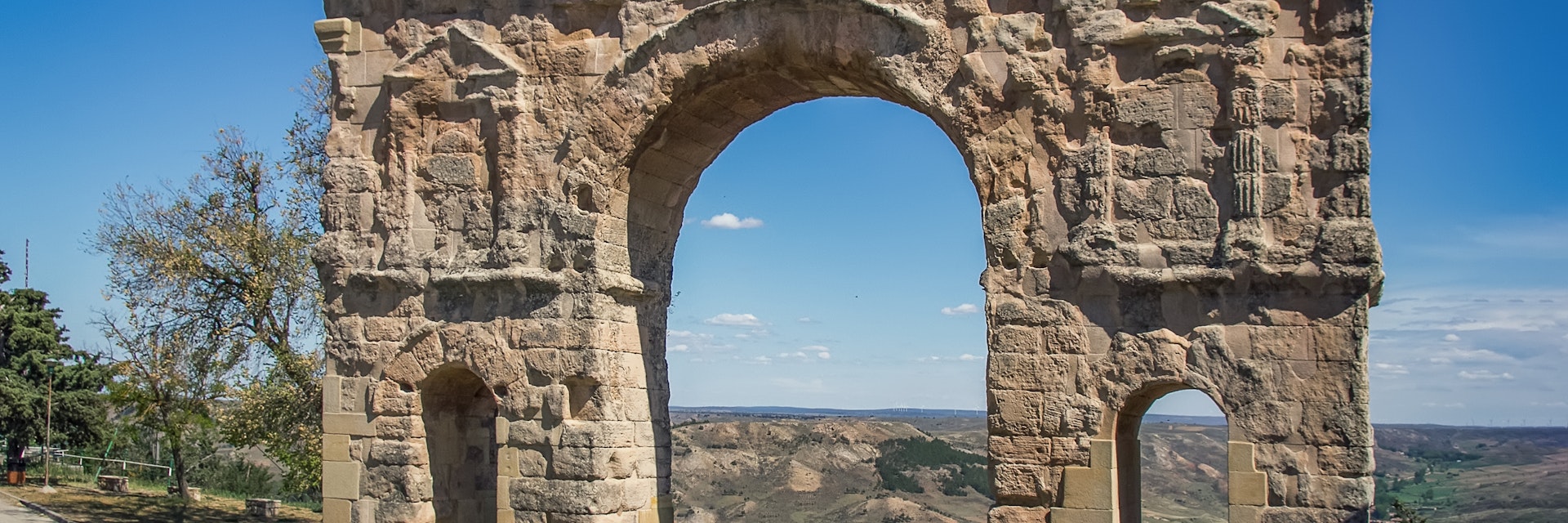 The Roman arch of Medinaceli.