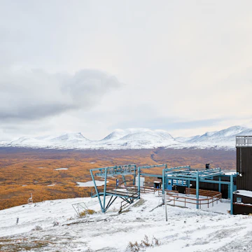Aurora Sky Station on top of Nuolja mountain.