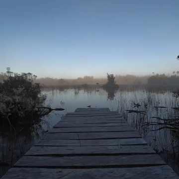 Trekking in the Tantauco national park in southern Chile.