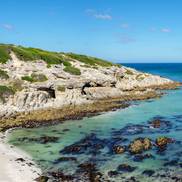 Exterior view of Klipgat Cave in the Walker Bay Nature Reserve.