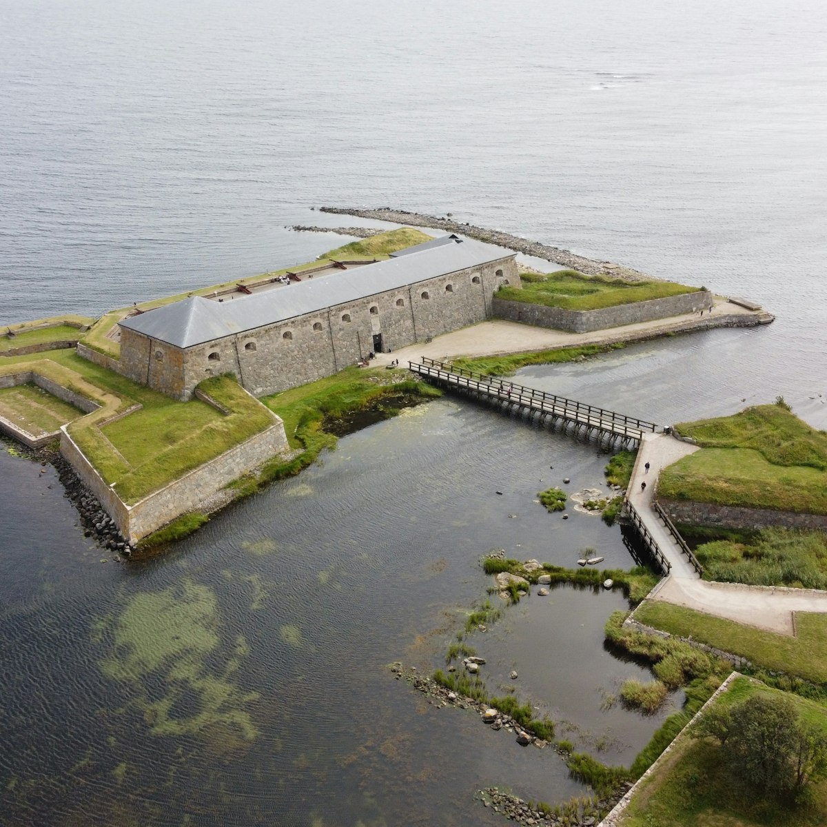 Drottningskars Fortress outside Karlskrona, Sweden.