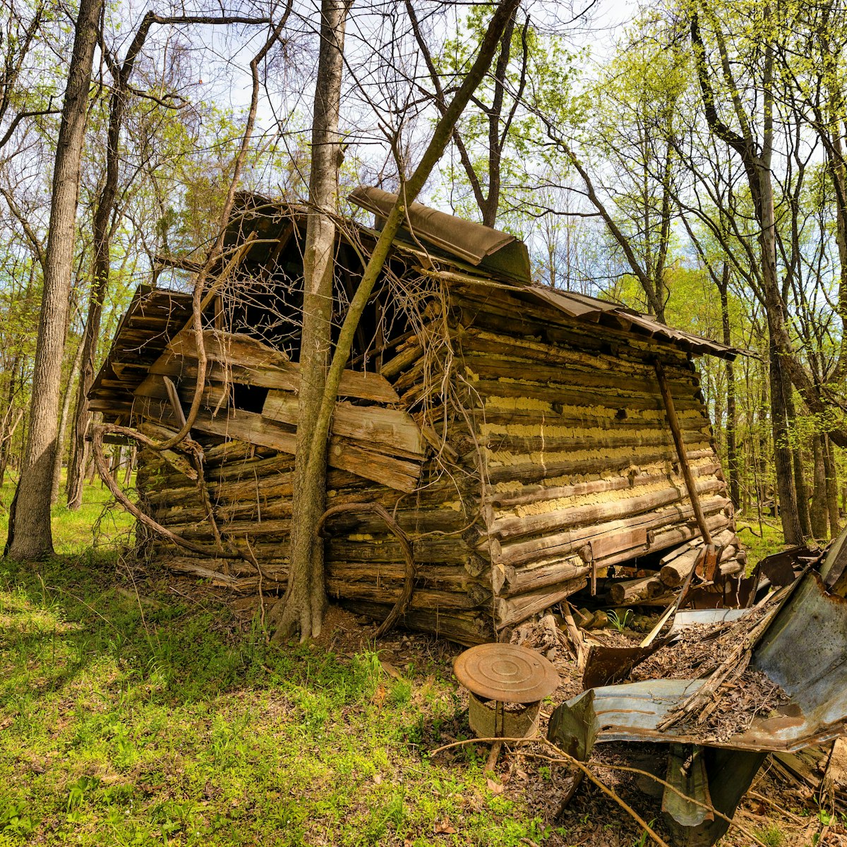 Durham, North Carolina, USA - April 13, 2022:  Out buildings decaying on the historical site.; Shutterstock ID 2149893833; your: Sloane Tucker; gl: 65050; netsuite: Online Editorial; full: POI
2149893833