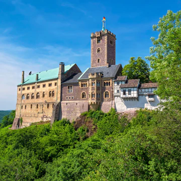 The Wartburg near Eisenach, Thuringia, Germany.