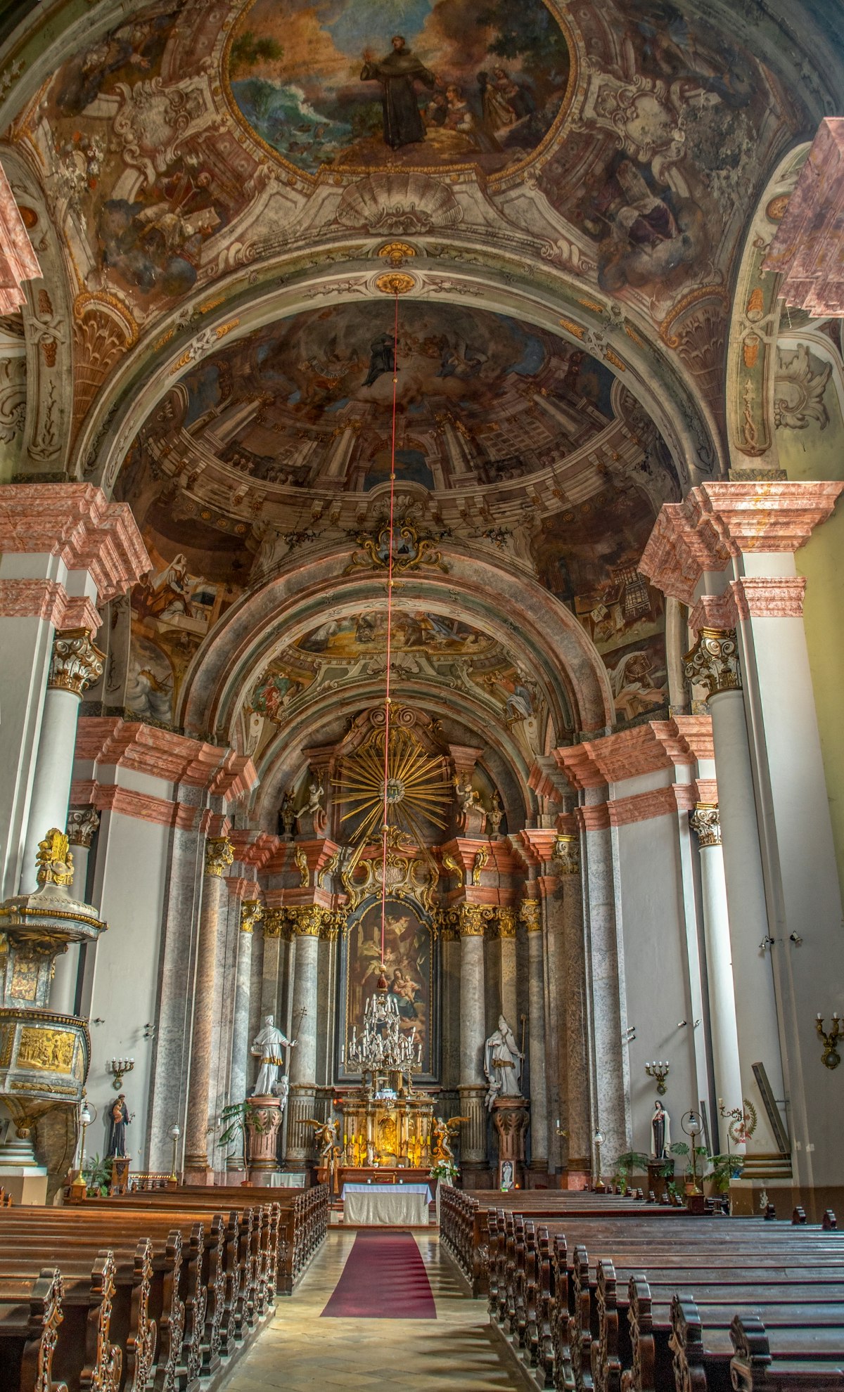 Eger, Hungary 30 AUGUST, 2022 Interior of Minorite Church also called St Anthony of Padua Church at Dobo Square, the second largest church in the city; Shutterstock ID 2310789445; your: Sloane Tucker; gl: 65050; netsuite: Online Editorial; full: POI
2310789445