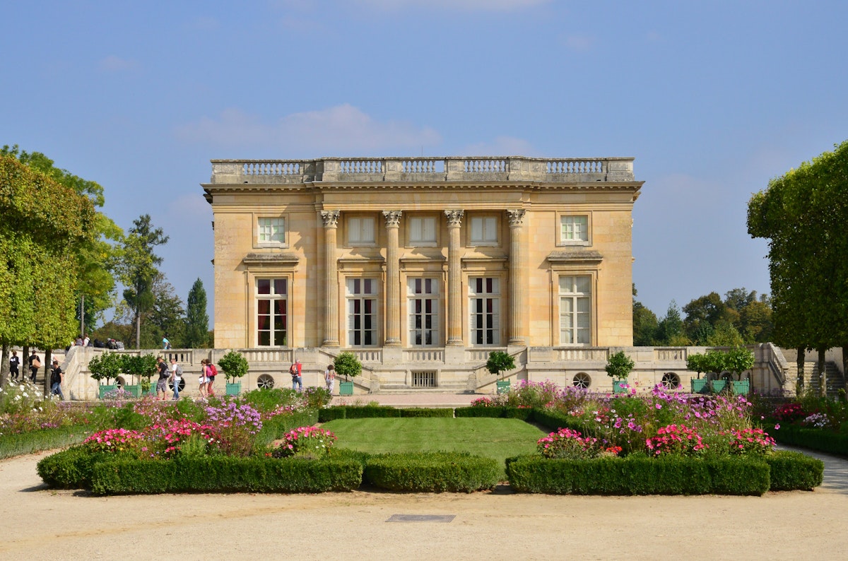 The Petit Trianon in the park of Versailles Palace.