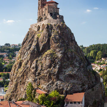 Church build on a narrow rock in Le Puy-en-Velay in south east France; Shutterstock ID 245085790; your: Sloane Tucker; gl: 65050; netsuite: Online Editorial; full: POI
245085790
