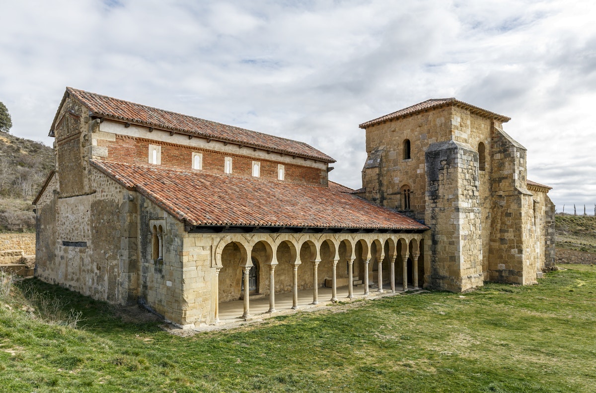 Monastery of San Miguel de Escalada in Leon, Spain.