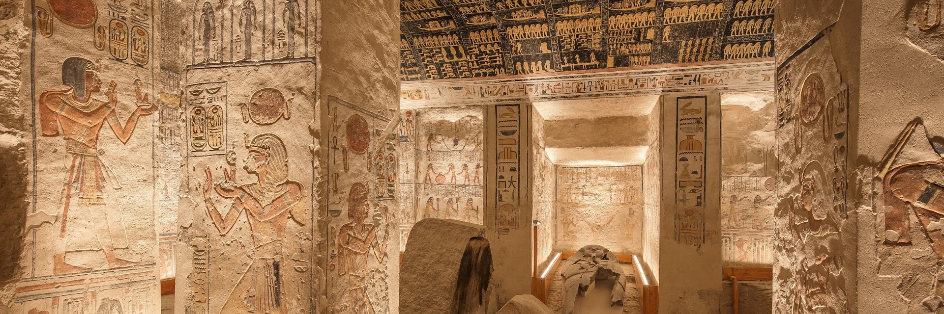 Ramesses VI tomb in Valley of the Kings, Luxor, Egypt.