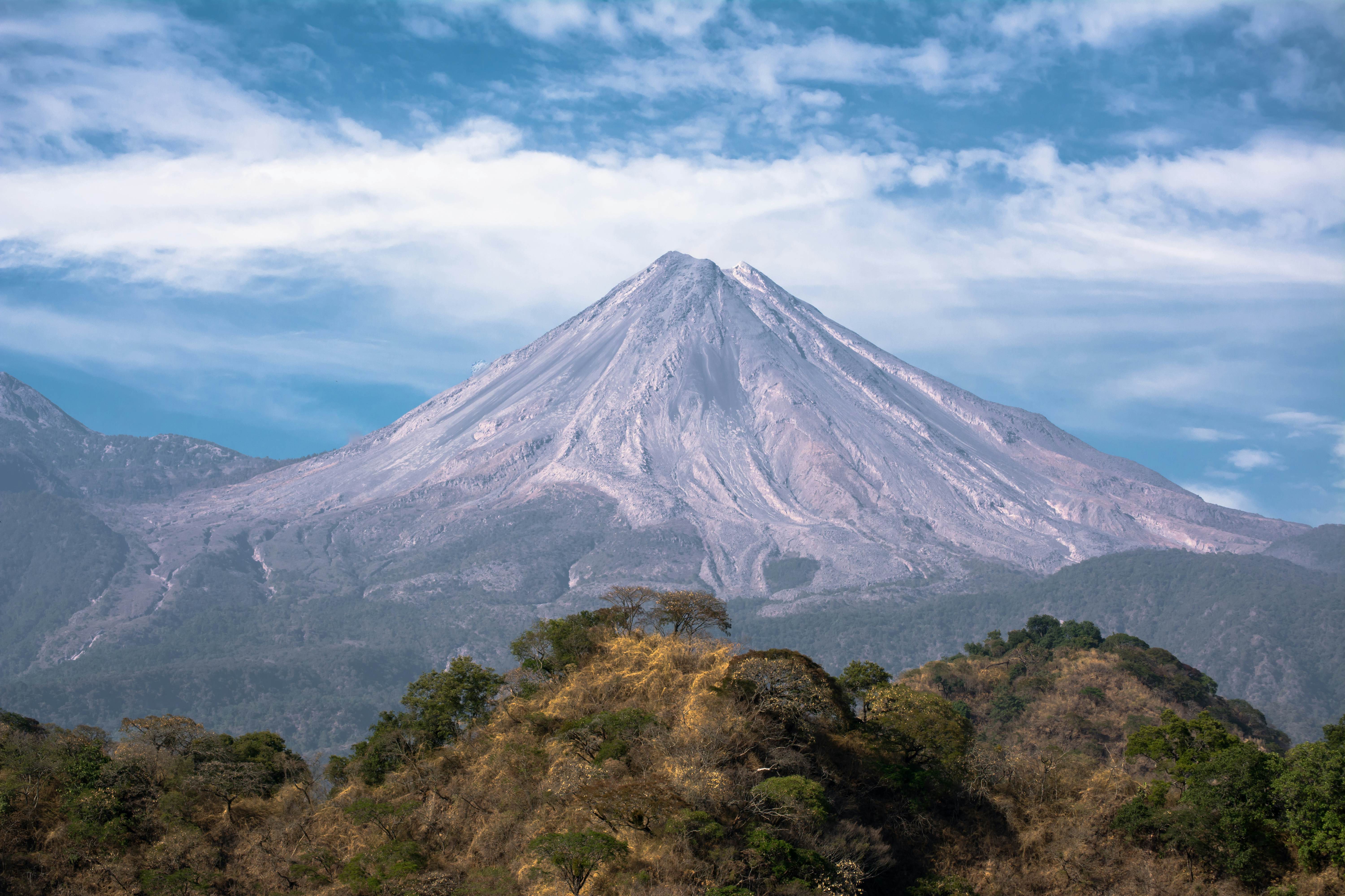 Colima volcano.