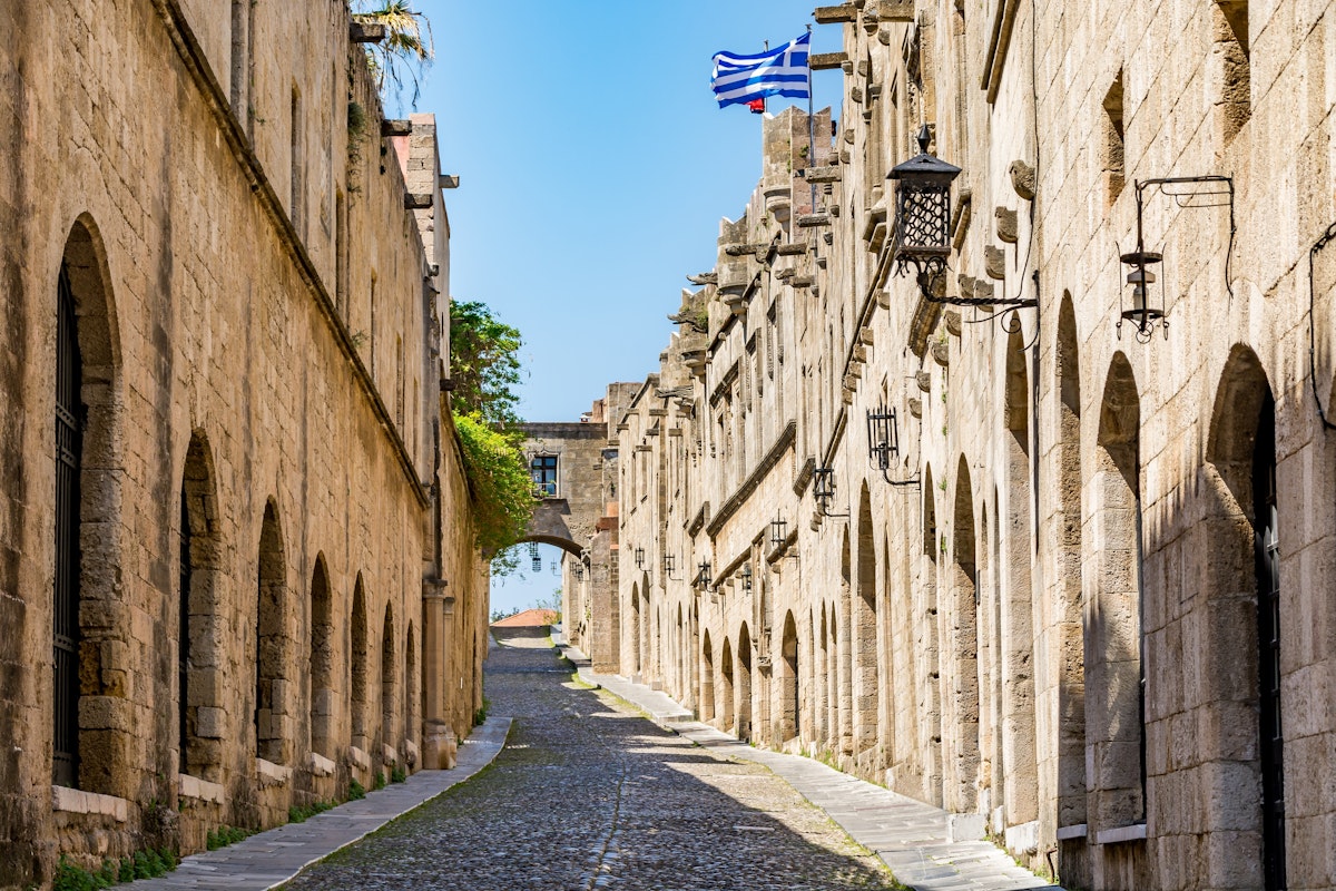 The Street of the Knights - the most famous street in Rhodes old town, Rhodes island, Greece; Shutterstock ID 691512550; your: Sloane Tucker; gl: 65050; netsuite: Online Editorial; full: POI
691512550