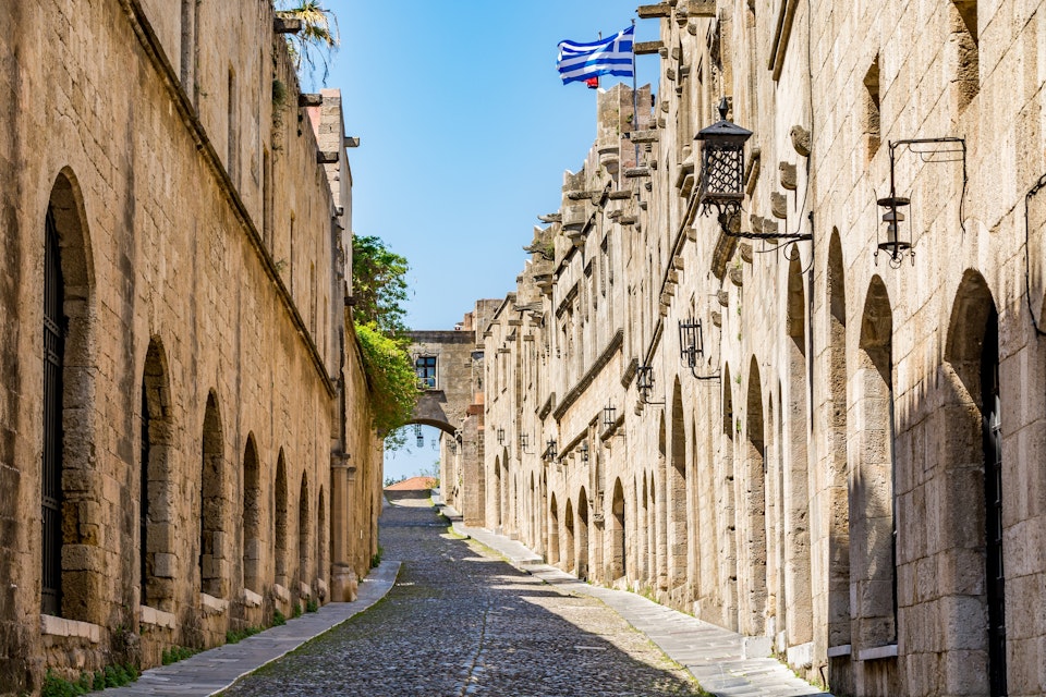 The Street of the Knights - the most famous street in Rhodes old town, Rhodes island, Greece; Shutterstock ID 691512550; your: Sloane Tucker; gl: 65050; netsuite: Online Editorial; full: POI
691512550