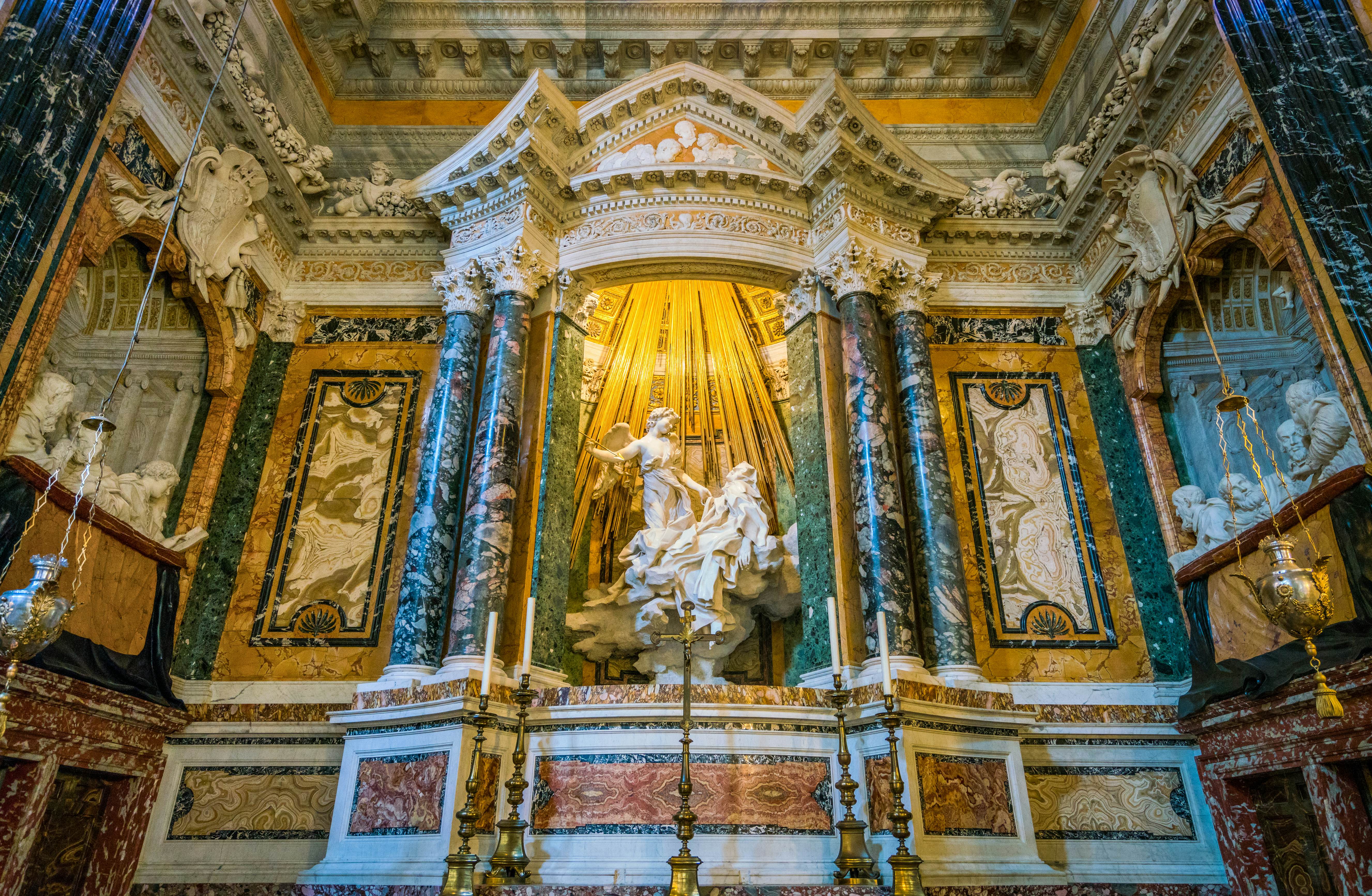 The Ecstasy of Saint Teresa in the Church of Santa Maria della Vittoria in Rome, Italy. December-12-2017; Shutterstock ID 776398957; your: Claire Naylor; gl: 65050; netsuite: Online editorial; full: Rome POIs
776398957