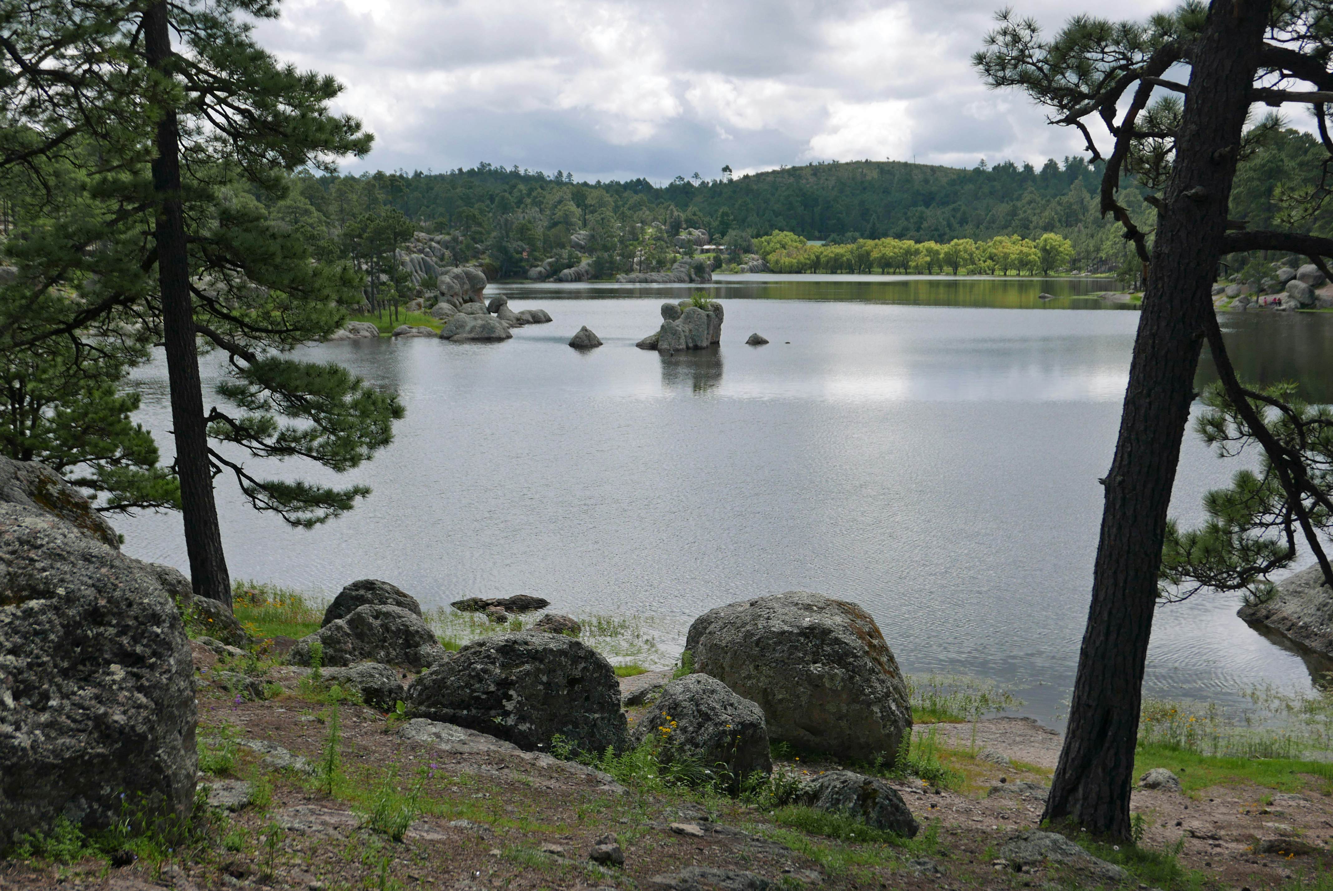 Lake Arareco near Creel, Norhtern Mexico, in the Copper Canyon area.