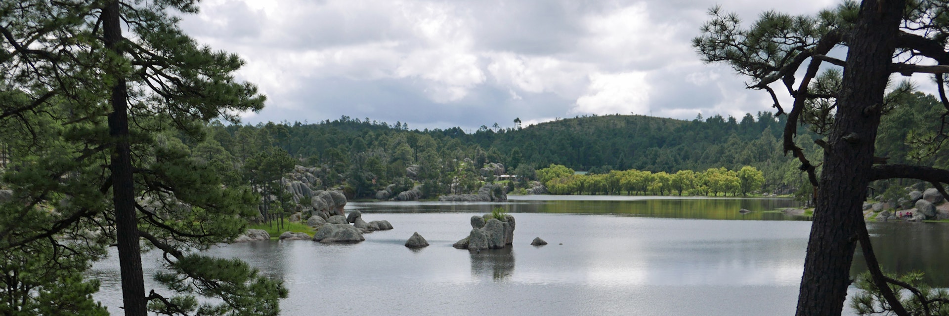Lake Arareco near Creel, Norhtern Mexico, in the Copper Canyon area.
