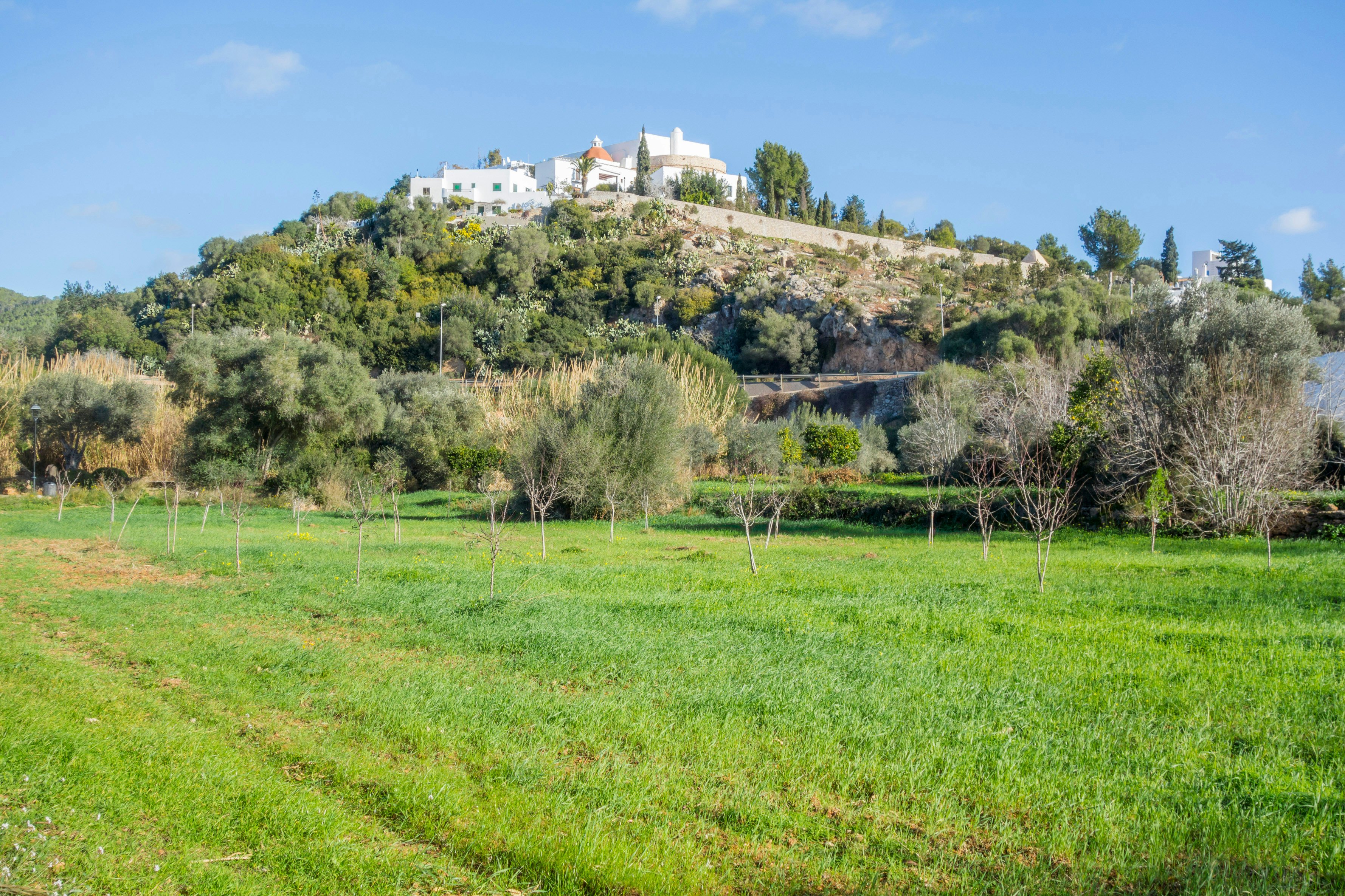 Puig de Missa hill in Santa Eularia des Riu, Ibiza, Spain.