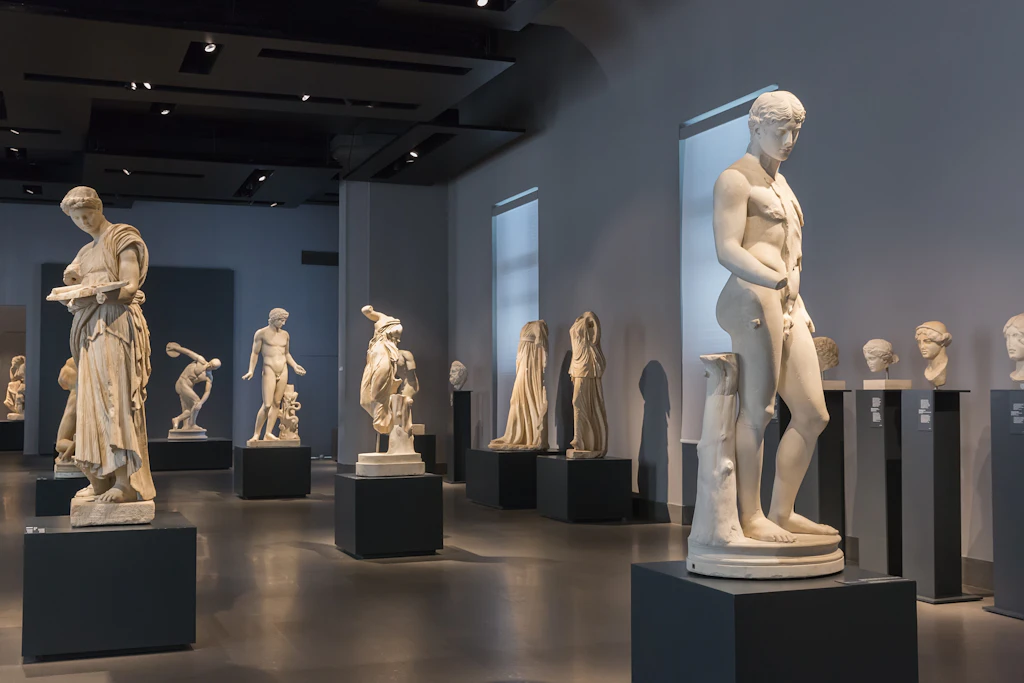 Palazzo Massimo alle Terme, Rome Classic sculptures based on the human form fill a gallery